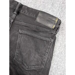 Buck Mason Maverick Slim Jeans Mens 32/24 Black Denim Double Dipped READ‎